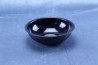 GM9 Black ABS Bowl, texture outside, 8 7/8" DIA x 2 1/2" H