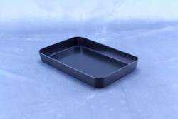 Black ABS Food Tray