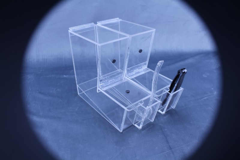 Acrylic Bulk Bins with Tongs