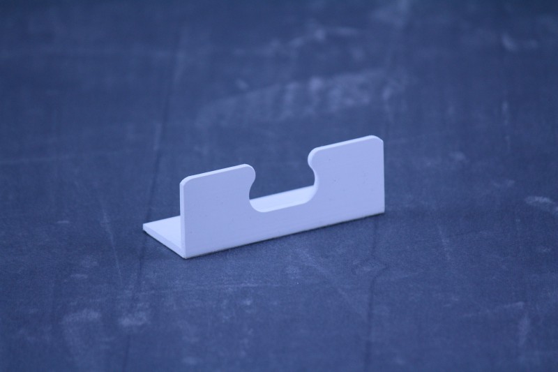 White Acrylic Tong Holder